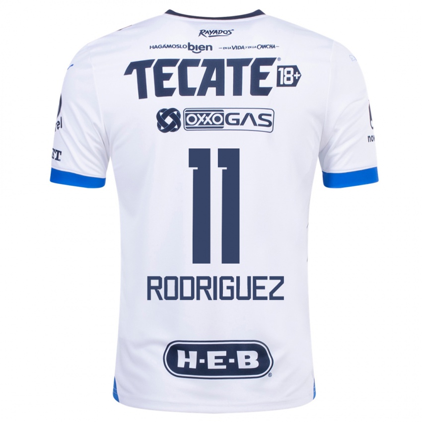 Niño Camiseta Lizette Rodriguez #11 Blanco 2ª Equipación 2023/24 La Camisa