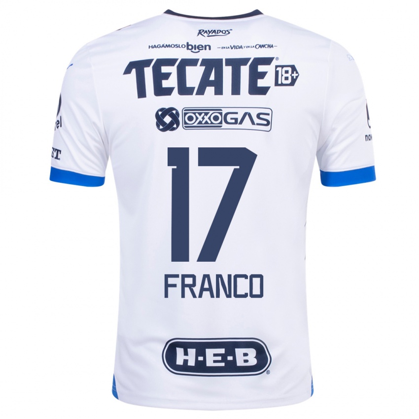 Niño Camiseta Yamile Franco #17 Blanco 2ª Equipación 2023/24 La Camisa