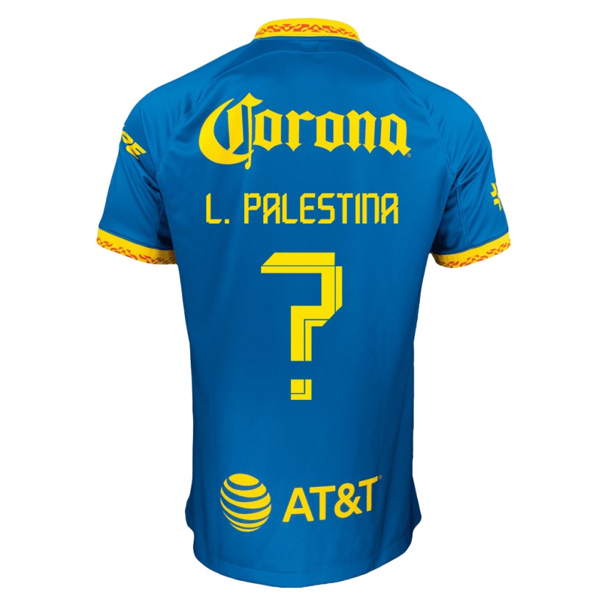 Niño Camiseta Leonardo Palestina #0 Azul 2ª Equipación 2023/24 La Camisa
