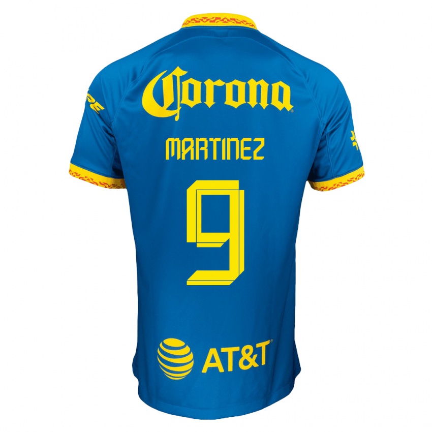 Niño Camiseta Roger Martinez #9 Azul 2ª Equipación 2023/24 La Camisa