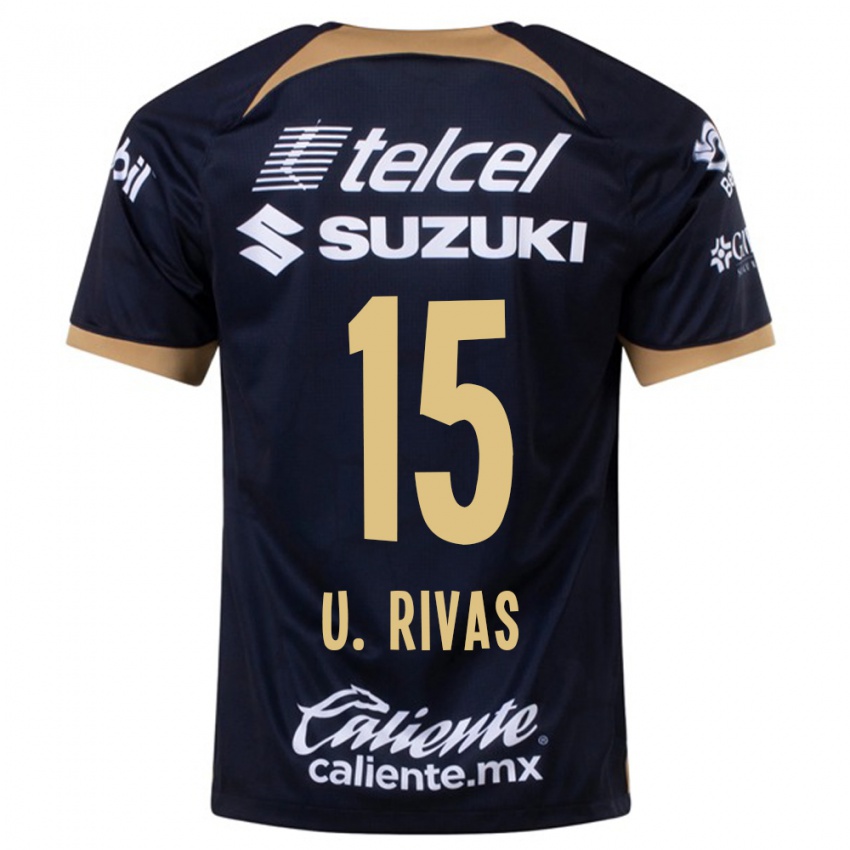 Niño Camiseta Ulises Rivas #15 Azul Oscuro 2ª Equipación 2023/24 La Camisa