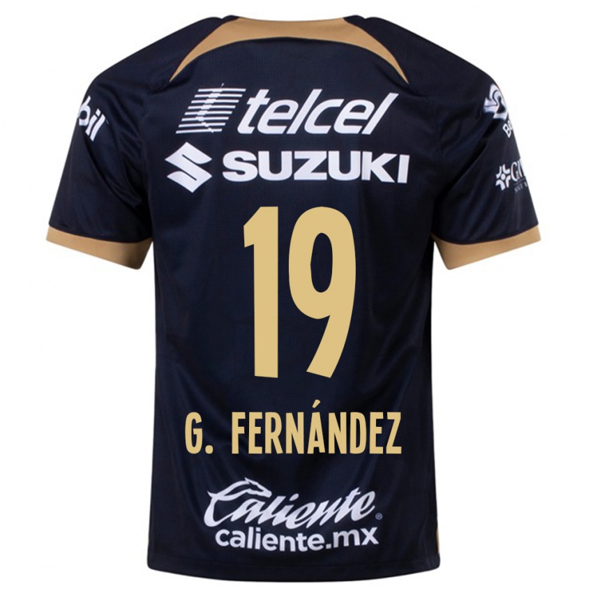 Niño Camiseta Gabriel Fernández #19 Azul Oscuro 2ª Equipación 2023/24 La Camisa