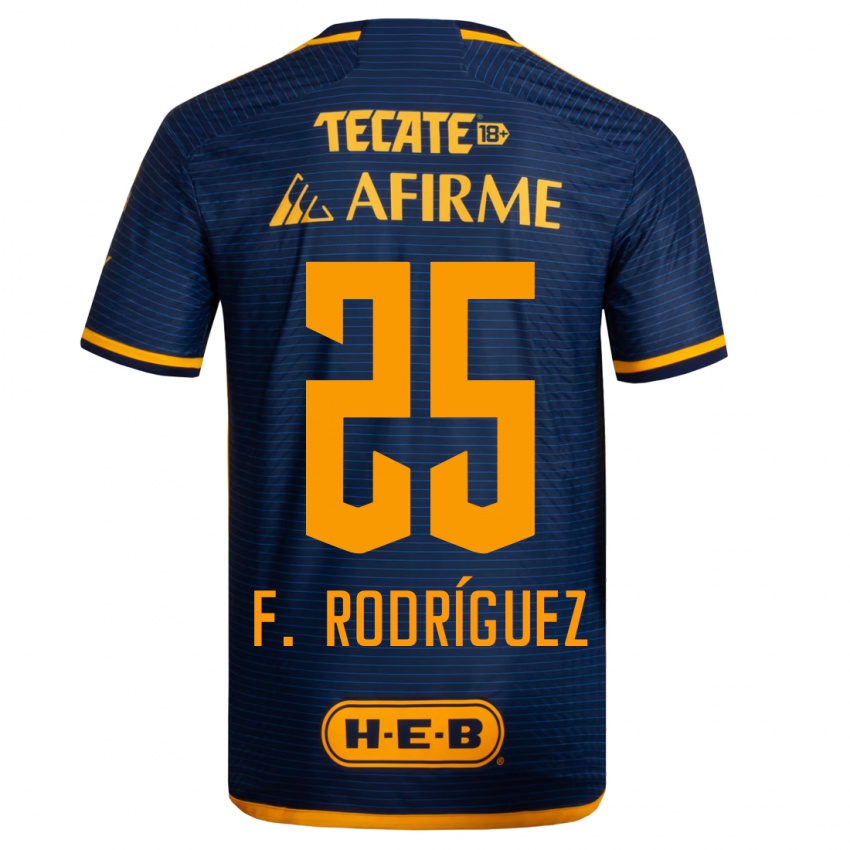 Niño Camiseta Felipe Rodríguez #25 Azul Oscuro 2ª Equipación 2023/24 La Camisa