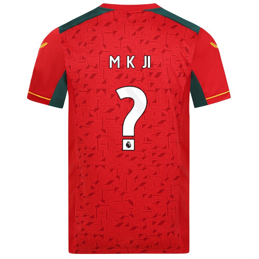 Hombre Camiseta Min-Kyu Ji #0 Rojo 2ª Equipación 2023/24 La Camisa