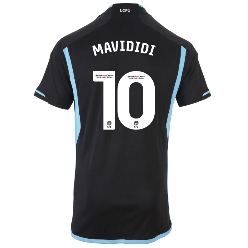 Hombre Camiseta Stephy Mavididi #10 Negro 2ª Equipación 2023/24 La Camisa