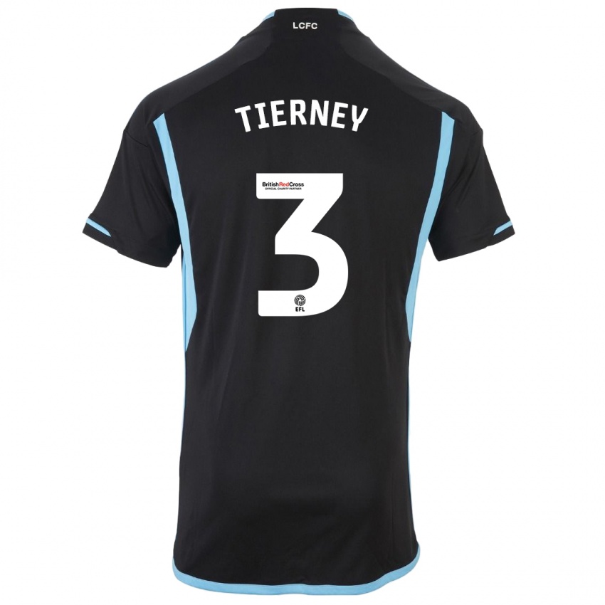 Hombre Camiseta Sam Tierney #3 Negro 2ª Equipación 2023/24 La Camisa