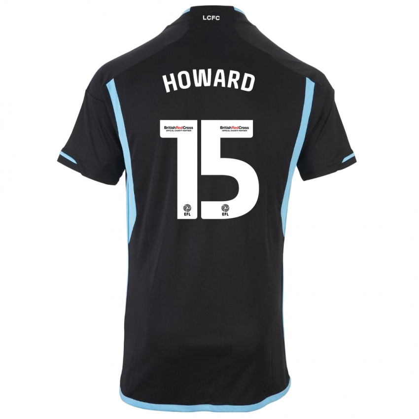 Hombre Camiseta Sophie Howard #15 Negro 2ª Equipación 2023/24 La Camisa