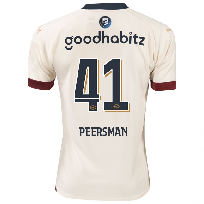 Hombre Camiseta Kjell Peersman #41 Blanquecino 2ª Equipación 2023/24 La Camisa