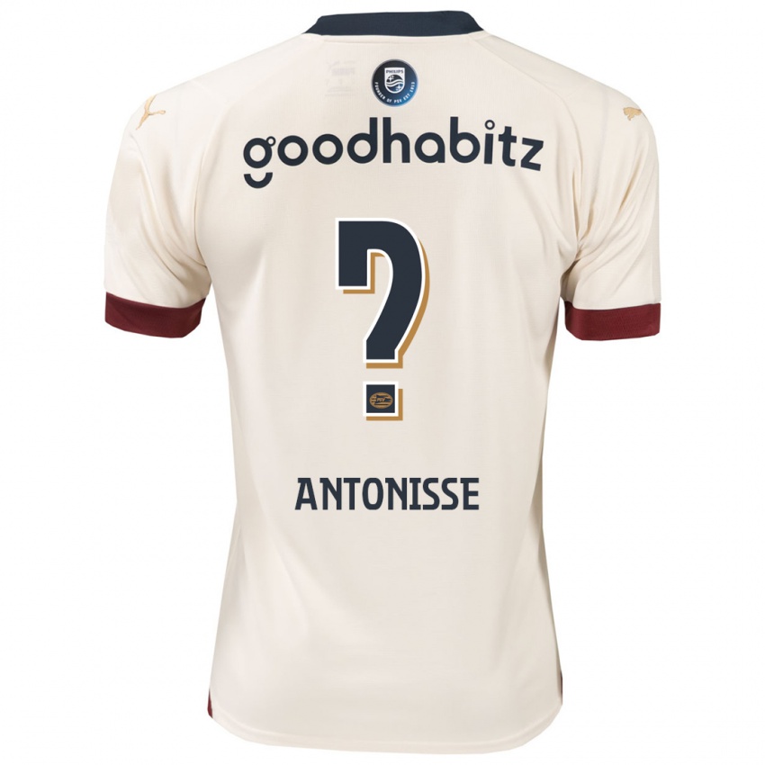 Hombre Camiseta Jeremy Antonisse #0 Blanquecino 2ª Equipación 2023/24 La Camisa