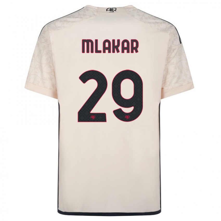 Hombre Camiseta Luka Mlakar #29 Blanquecino 2ª Equipación 2023/24 La Camisa