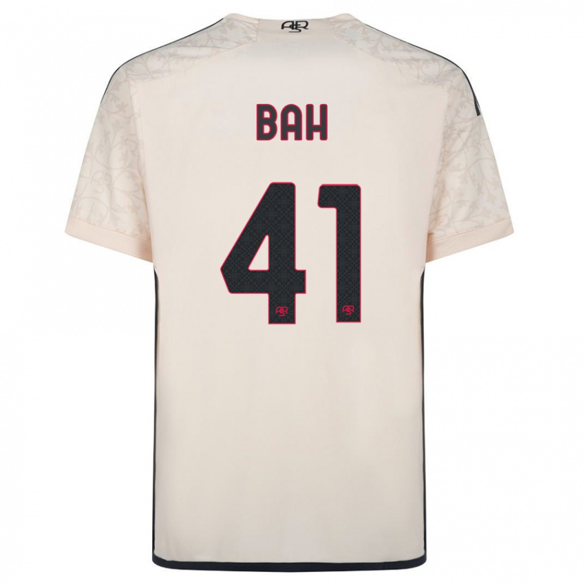 Hombre Camiseta Muhammed Bah #41 Blanquecino 2ª Equipación 2023/24 La Camisa