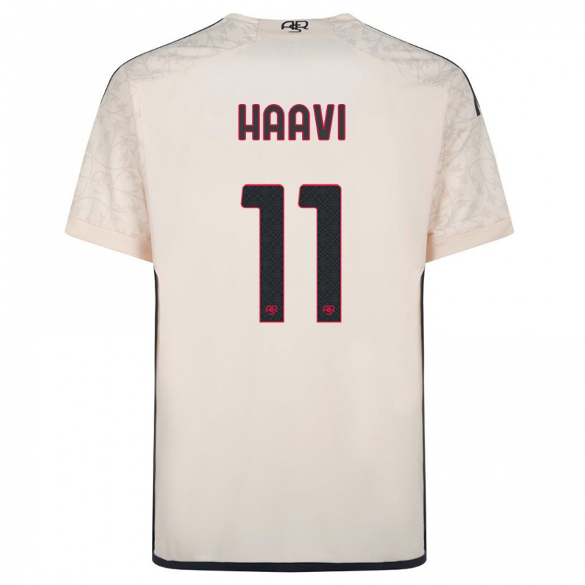 Hombre Camiseta Emilie Haavi #11 Blanquecino 2ª Equipación 2023/24 La Camisa
