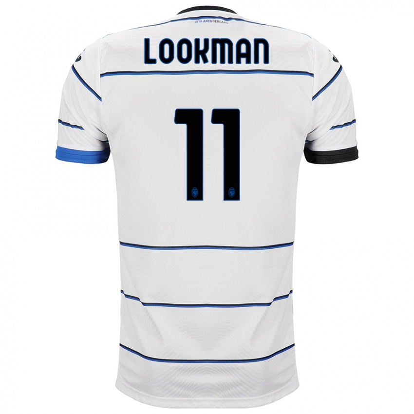 Hombre Camiseta Ademola Lookman #11 Blanco 2ª Equipación 2023/24 La Camisa