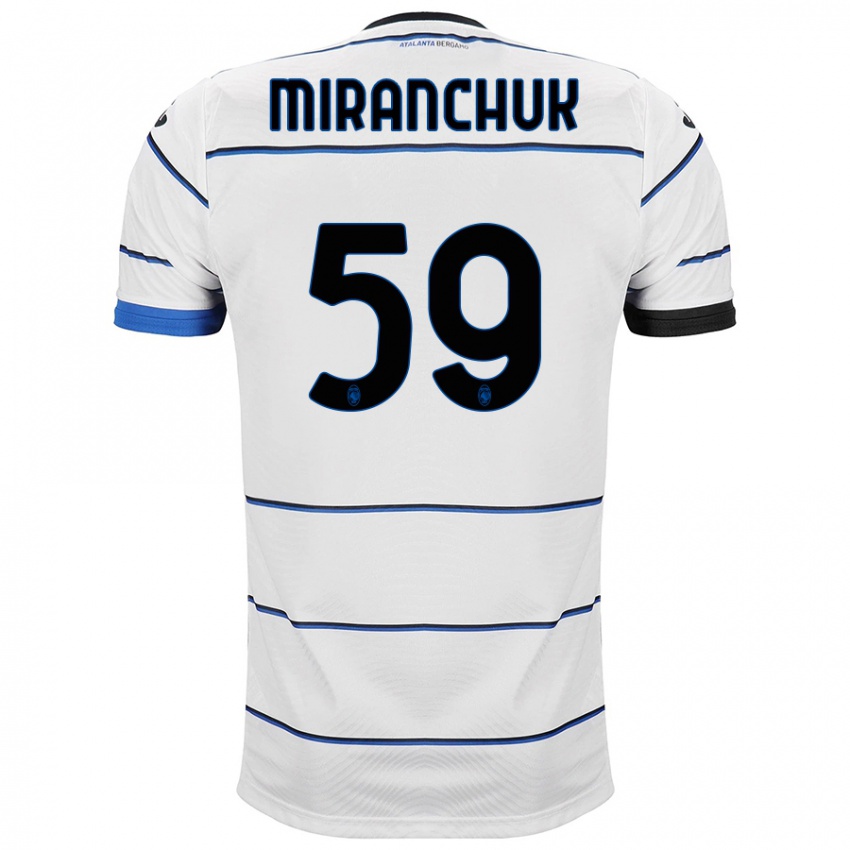 Hombre Camiseta Aleksey Miranchuk #59 Blanco 2ª Equipación 2023/24 La Camisa