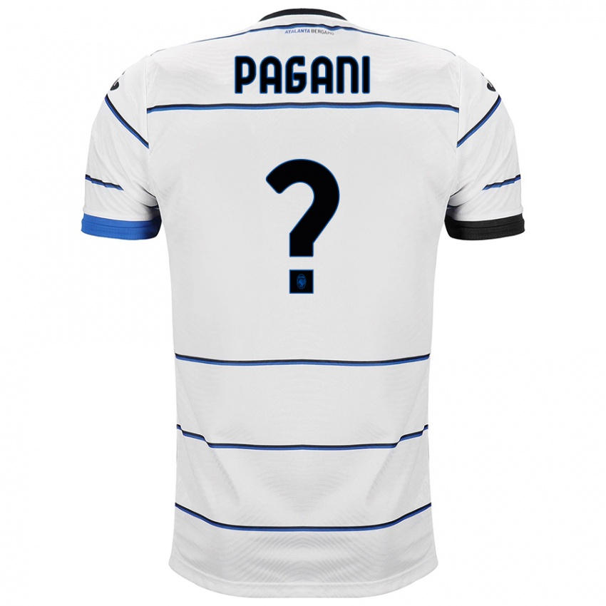 Hombre Camiseta Federico Pagani #0 Blanco 2ª Equipación 2023/24 La Camisa