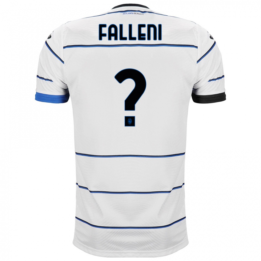 Hombre Camiseta Alessandro Falleni #0 Blanco 2ª Equipación 2023/24 La Camisa