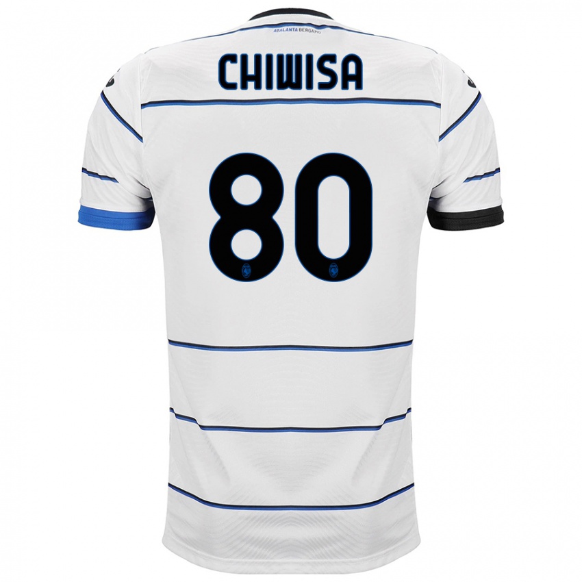 Hombre Camiseta Mannah Chiwisa #80 Blanco 2ª Equipación 2023/24 La Camisa