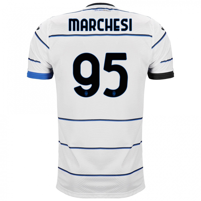 Hombre Camiseta Silvia Marchesi #95 Blanco 2ª Equipación 2023/24 La Camisa