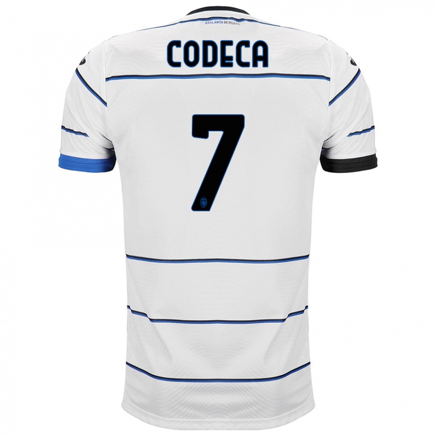 Hombre Camiseta Bianca Codeca #7 Blanco 2ª Equipación 2023/24 La Camisa