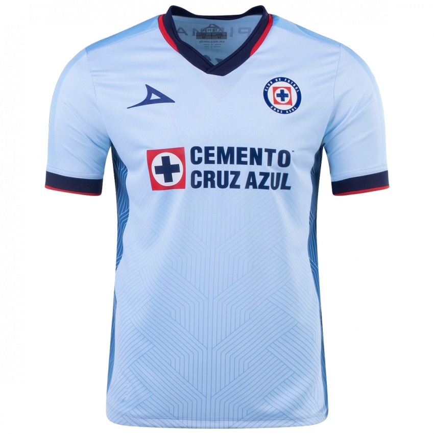 Hombre Camiseta Sebastian Jurado #25 Cielo Azul 2ª Equipación 2023/24 La Camisa