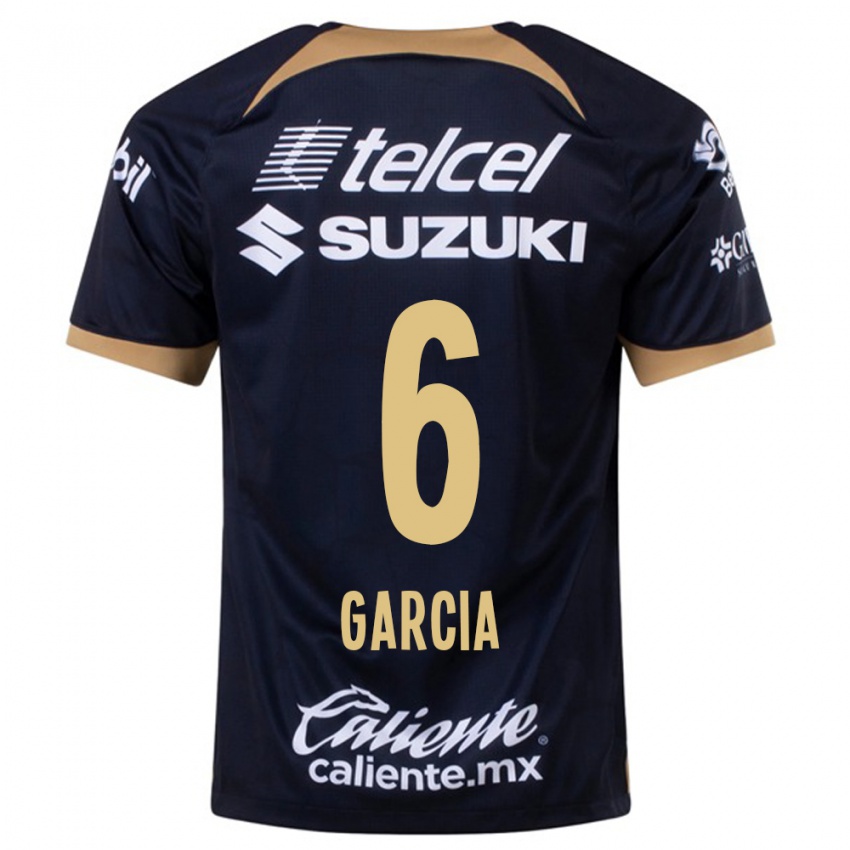 Hombre Camiseta Marco Garcia #6 Azul Oscuro 2ª Equipación 2023/24 La Camisa