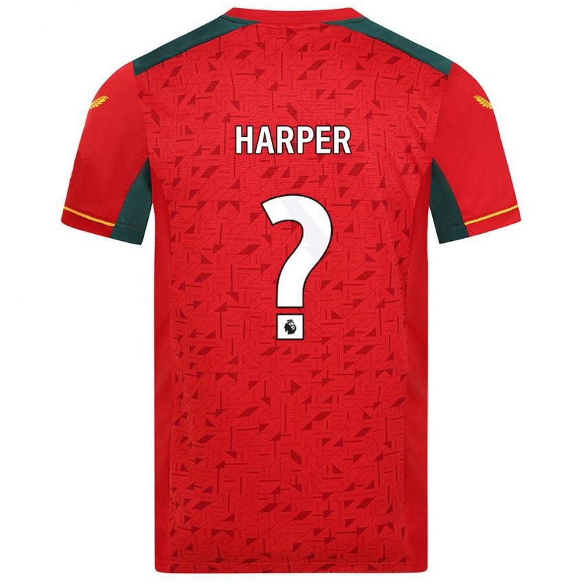 Mujer Camiseta Fraser Harper #0 Rojo 2ª Equipación 2023/24 La Camisa