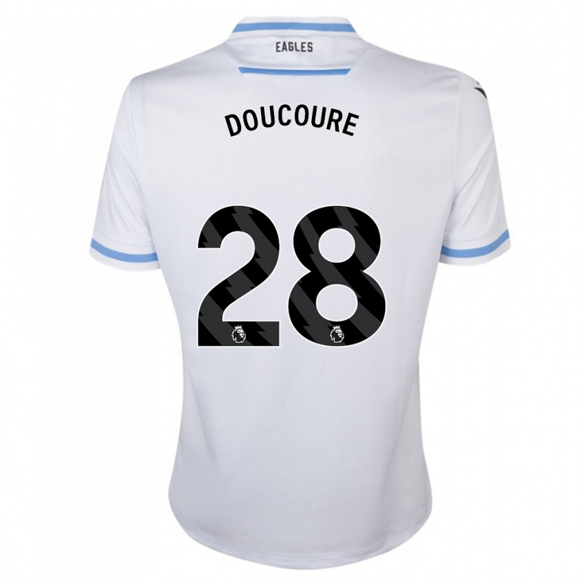 Mujer Camiseta Cheick Doucouré #28 Blanco 2ª Equipación 2023/24 La Camisa