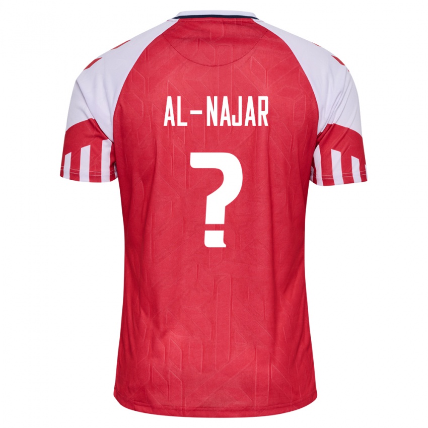 Niño Camiseta Dinamarca Ali Al-Najar #0 Rojo 1ª Equipación 24-26 La Camisa
