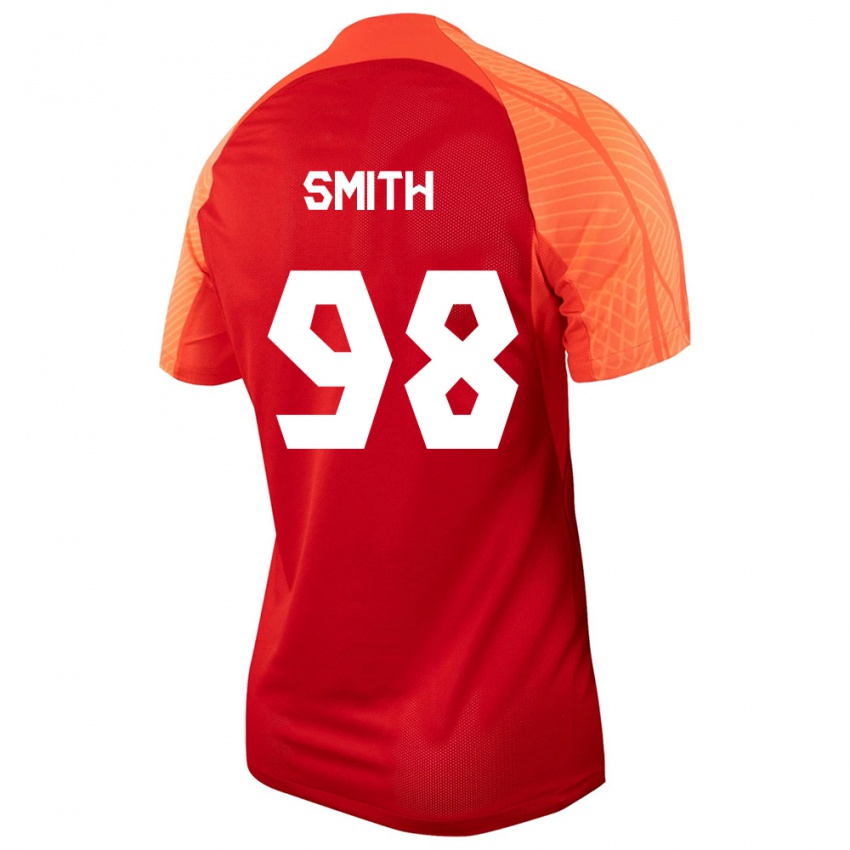 Niño Camiseta Canadá Olivia Smith #98 Naranja 1ª Equipación 24-26 La Camisa