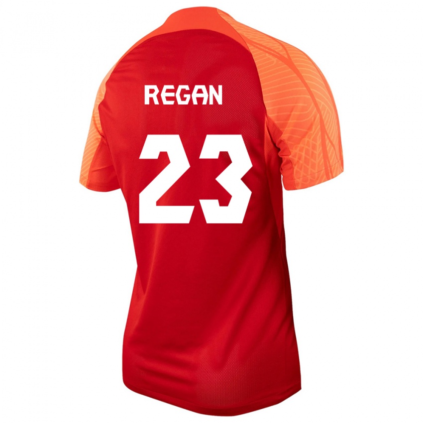 Niño Camiseta Canadá Emma Regan #23 Naranja 1ª Equipación 24-26 La Camisa