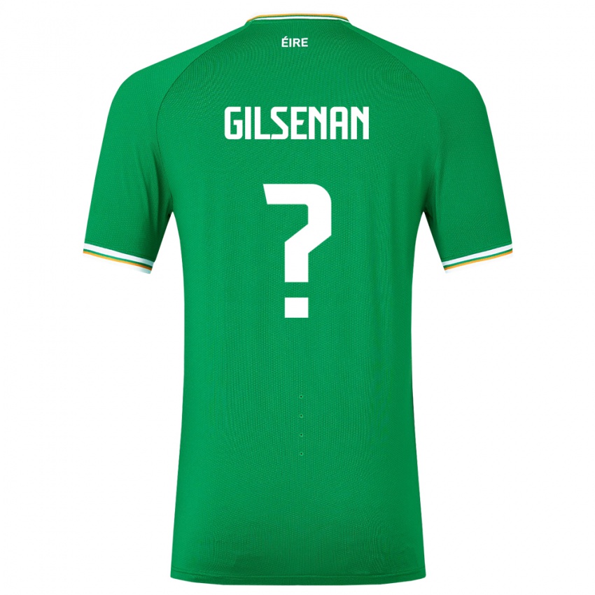 Niño Camiseta Irlanda Zak Gilsenan #0 Verde 1ª Equipación 24-26 La Camisa