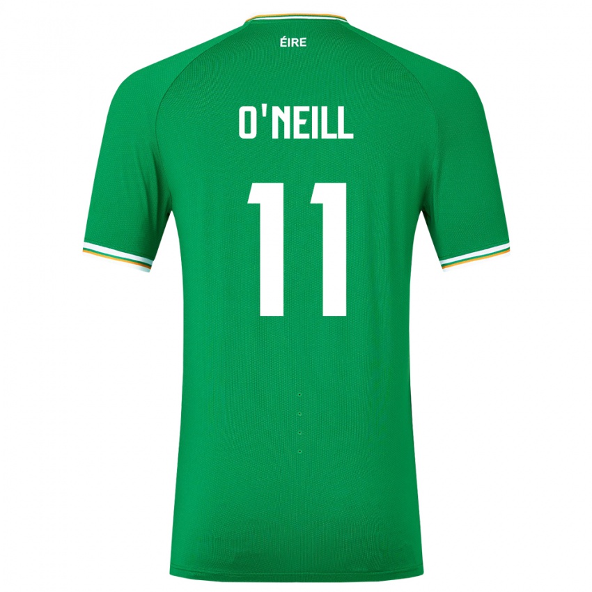 Niño Camiseta Irlanda Ollie O'neill #11 Verde 1ª Equipación 24-26 La Camisa