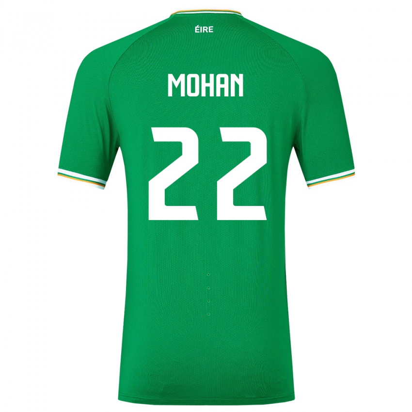 Niño Camiseta Irlanda Stephen Mohan #22 Verde 1ª Equipación 24-26 La Camisa