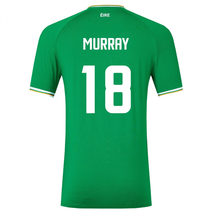 Niño Camiseta Irlanda Matthew Murray #18 Verde 1ª Equipación 24-26 La Camisa