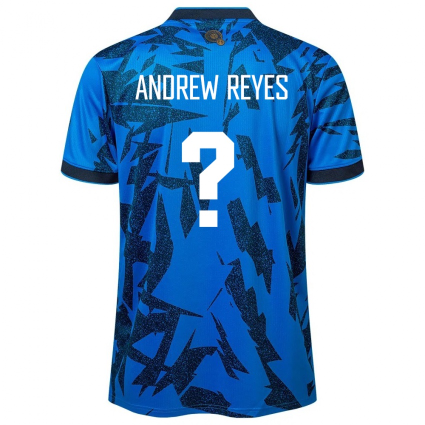 Niño Camiseta El Salvador Andrew Reyes #0 Azul 1ª Equipación 24-26 La Camisa