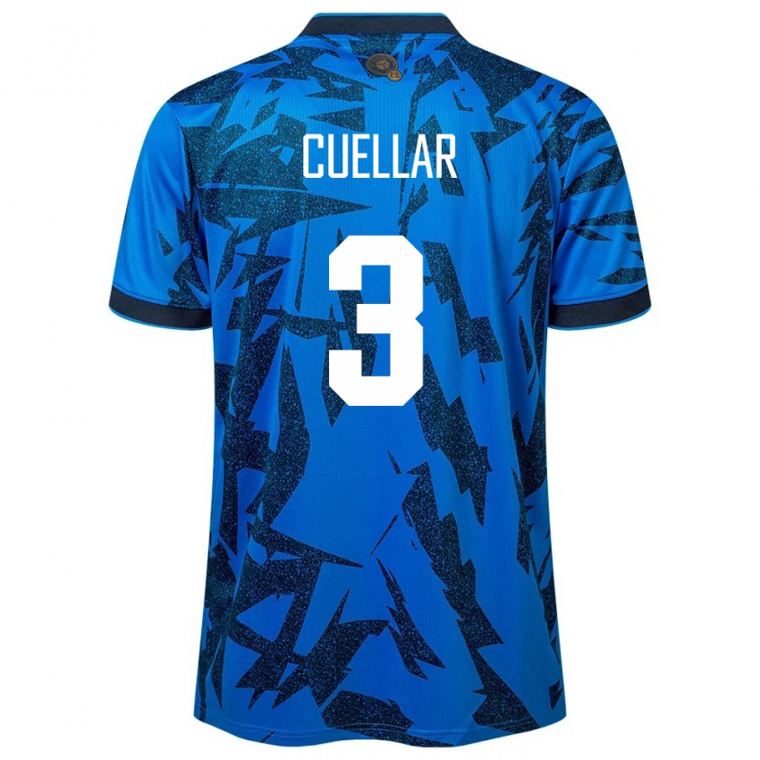 Niño Camiseta El Salvador Sarina Cuellar #3 Azul 1ª Equipación 24-26 La Camisa