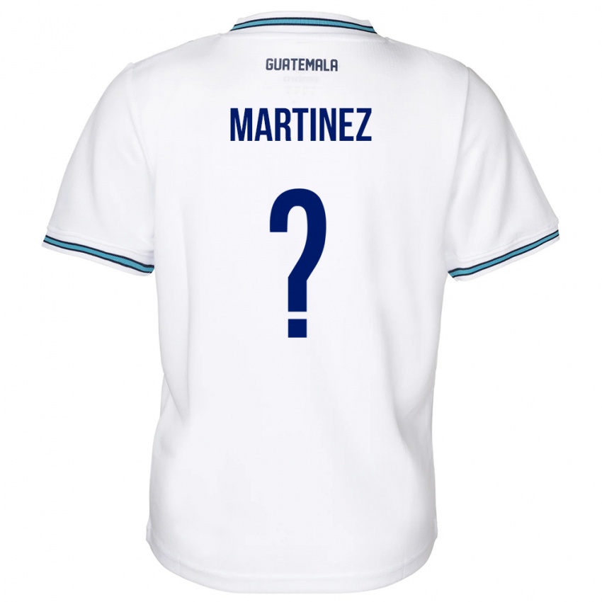 Niño Camiseta Guatemala José Carlos Martinez #0 Blanco 1ª Equipación 24-26 La Camisa