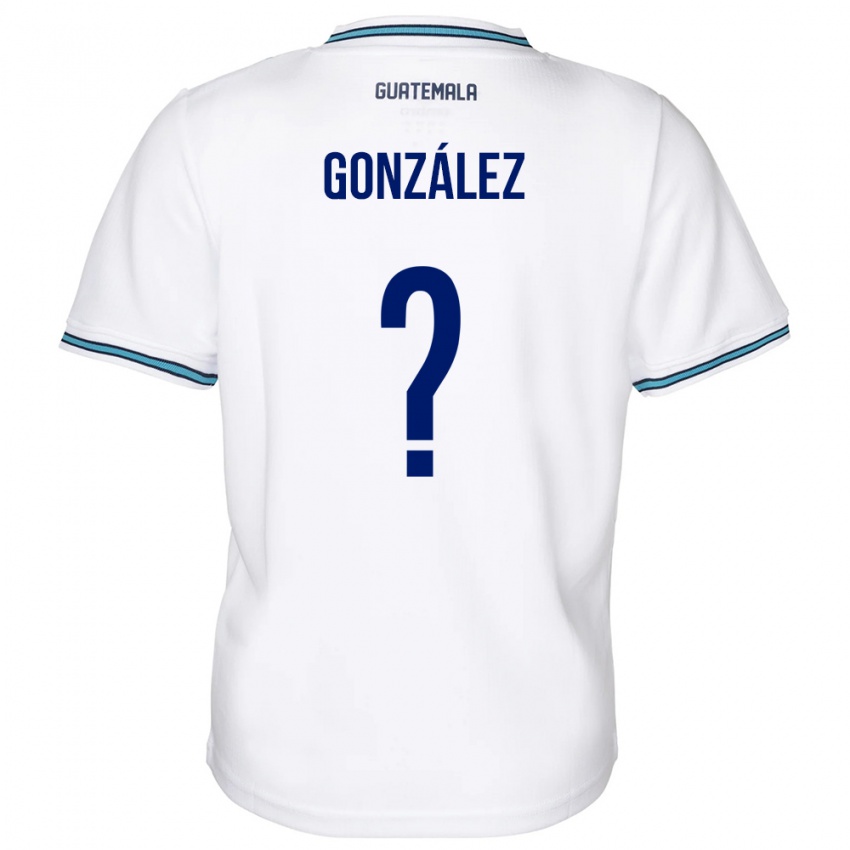 Niño Camiseta Guatemala Erick González #0 Blanco 1ª Equipación 24-26 La Camisa