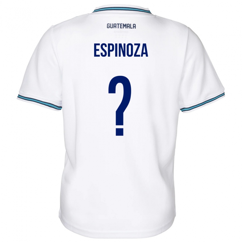 Niño Camiseta Guatemala José Espinoza #0 Blanco 1ª Equipación 24-26 La Camisa