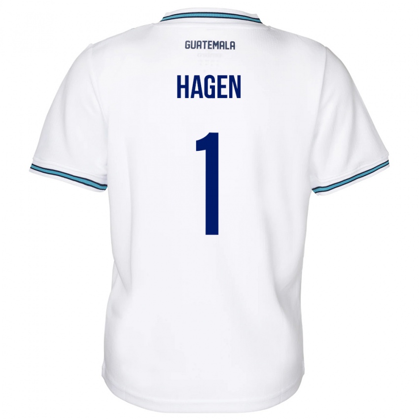 Niño Camiseta Guatemala Nicholas Hagen #1 Blanco 1ª Equipación 24-26 La Camisa
