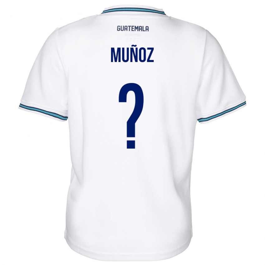 Niño Camiseta Guatemala Rudy Muñoz #0 Blanco 1ª Equipación 24-26 La Camisa