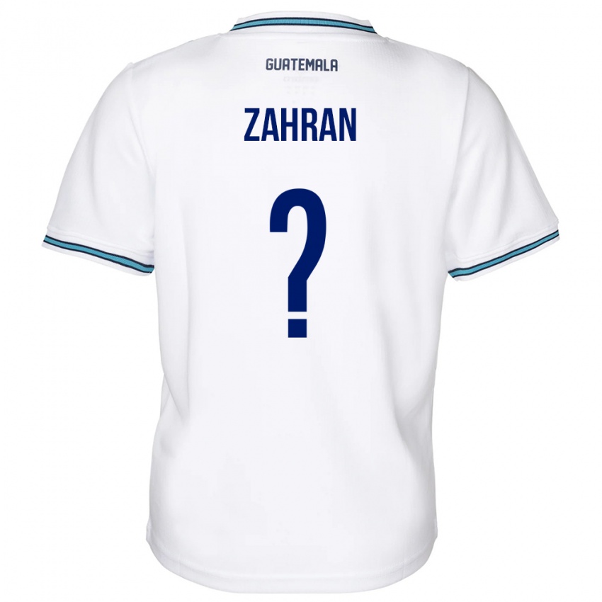 Niño Camiseta Guatemala William Zahran #0 Blanco 1ª Equipación 24-26 La Camisa