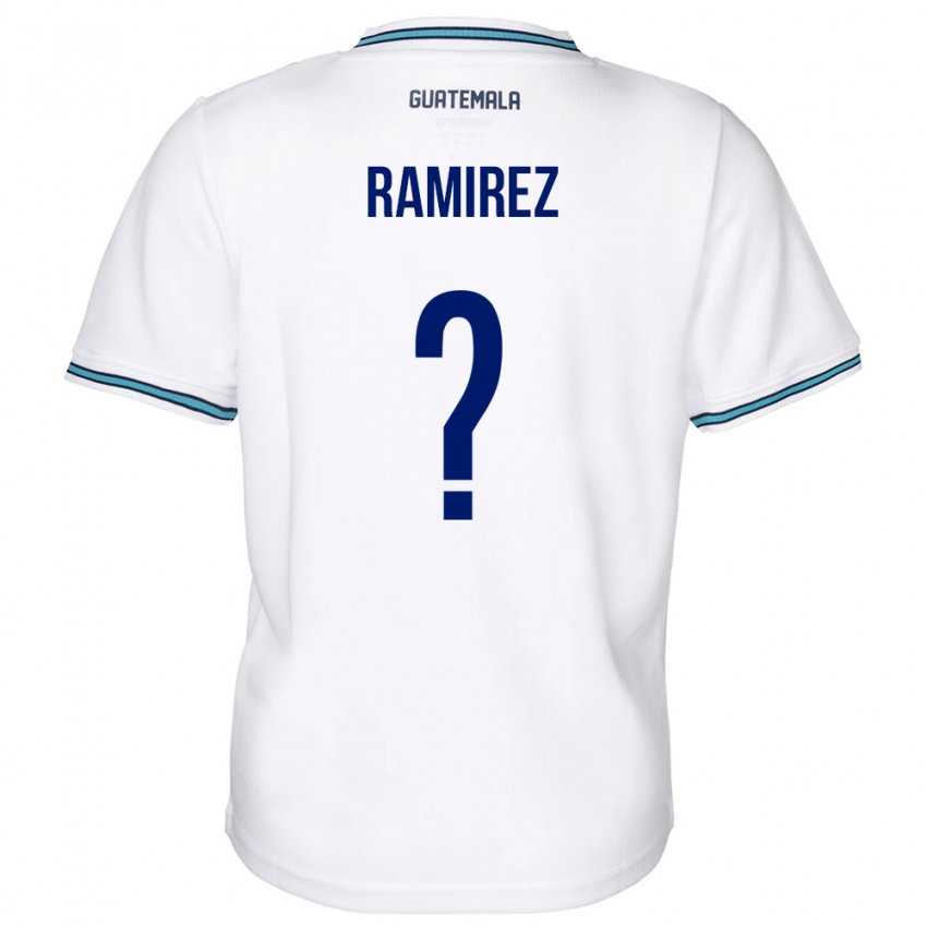 Niño Camiseta Guatemala Nelson Ramirez #0 Blanco 1ª Equipación 24-26 La Camisa