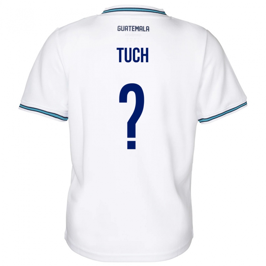 Niño Camiseta Guatemala Lorenzo Tuch #0 Blanco 1ª Equipación 24-26 La Camisa
