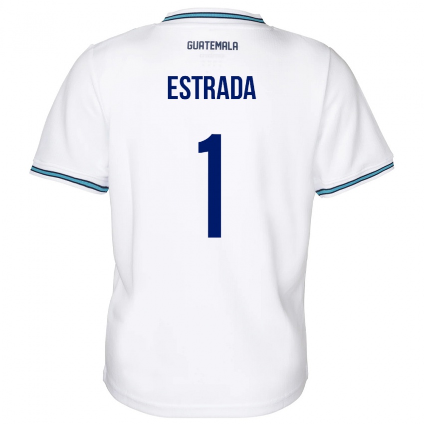 Niño Camiseta Guatemala Alexia Estrada #1 Blanco 1ª Equipación 24-26 La Camisa