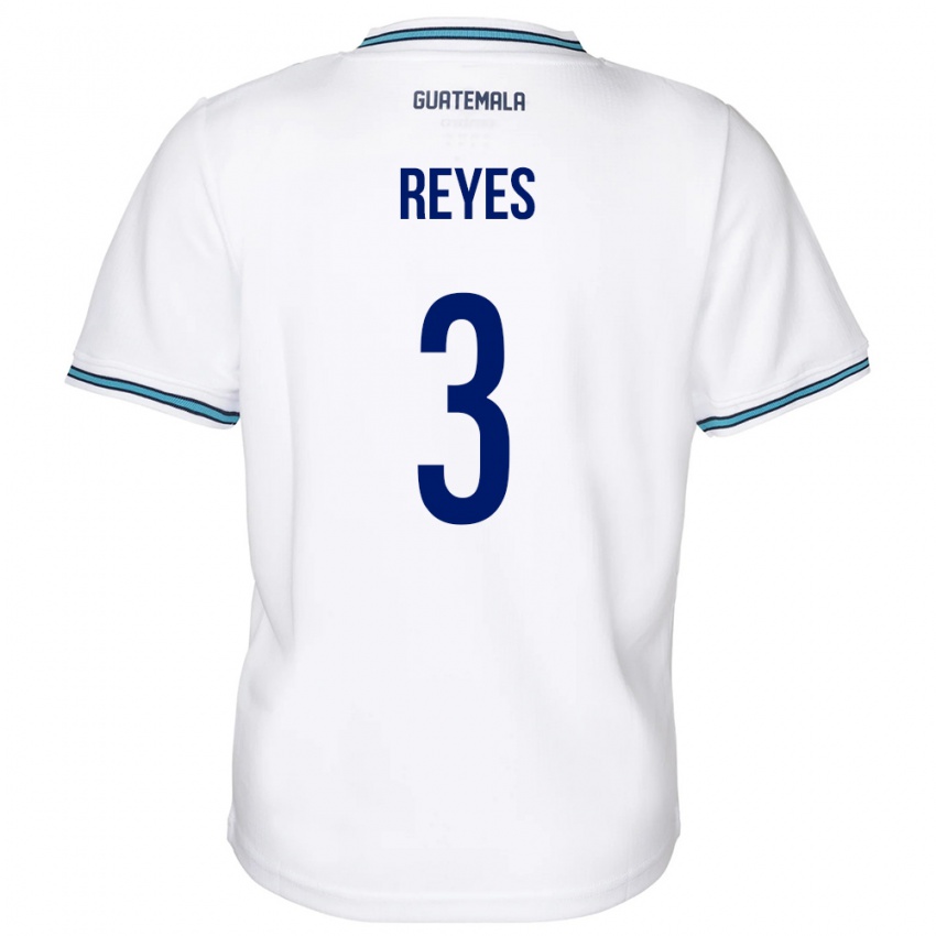 Niño Camiseta Guatemala Martha Reyes #3 Blanco 1ª Equipación 24-26 La Camisa