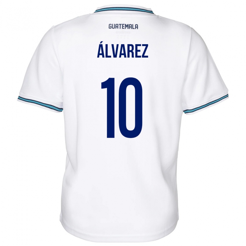 Niño Camiseta Guatemala Andrea Álvarez #10 Blanco 1ª Equipación 24-26 La Camisa