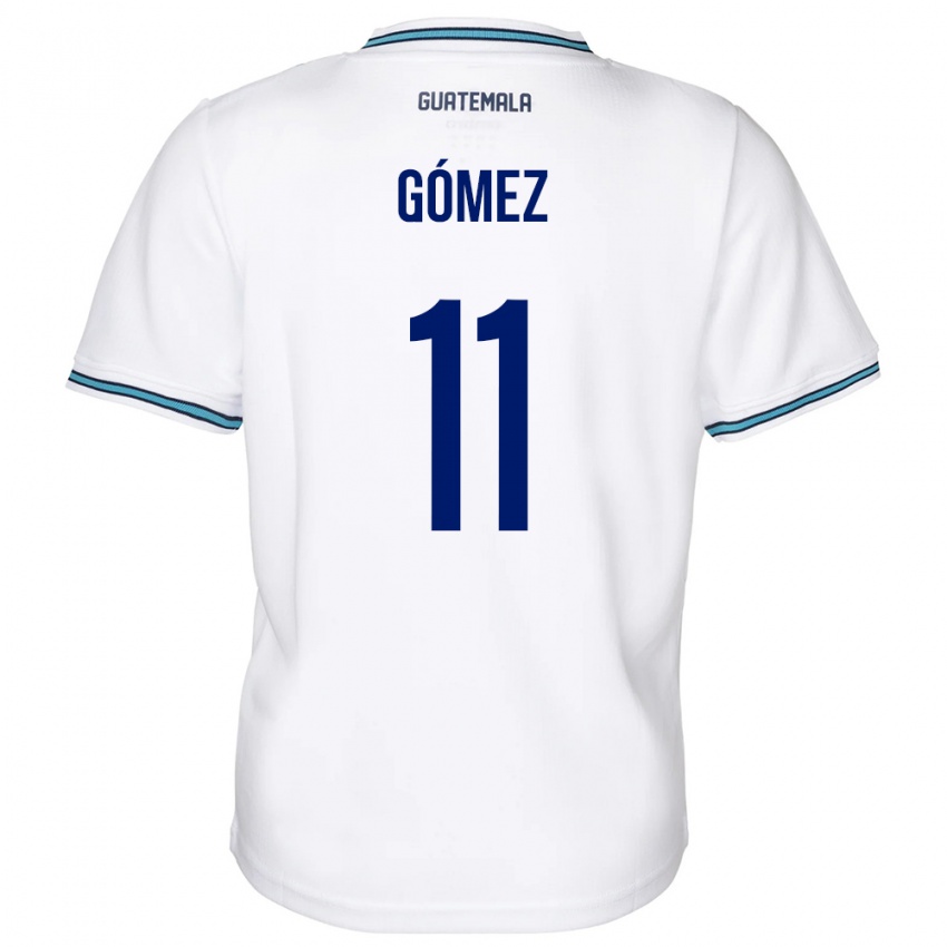 Niño Camiseta Guatemala Savianna Gómez #11 Blanco 1ª Equipación 24-26 La Camisa