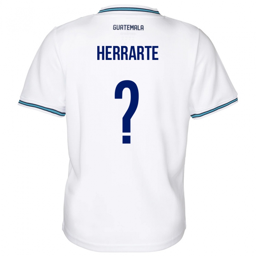 Niño Camiseta Guatemala María Herrarte #0 Blanco 1ª Equipación 24-26 La Camisa