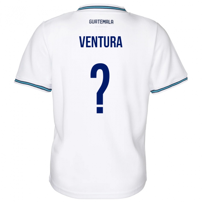 Niño Camiseta Guatemala Lesly Ventura #0 Blanco 1ª Equipación 24-26 La Camisa